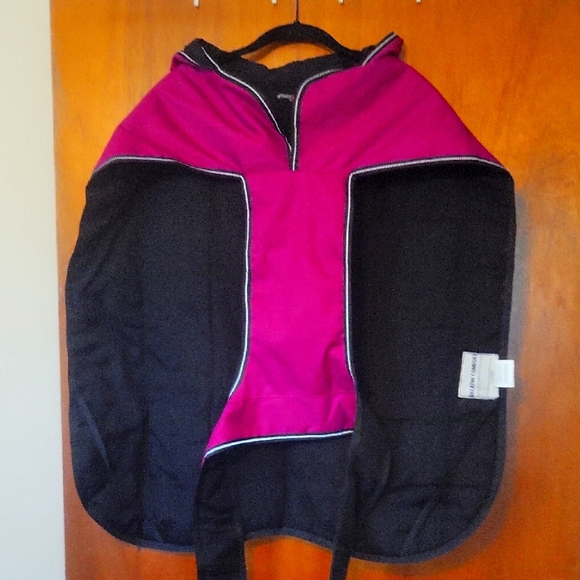 Dog Magenta and Black Jacket